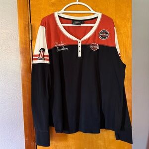 Harley-Davidson Women’s Classic Colorblock Henley